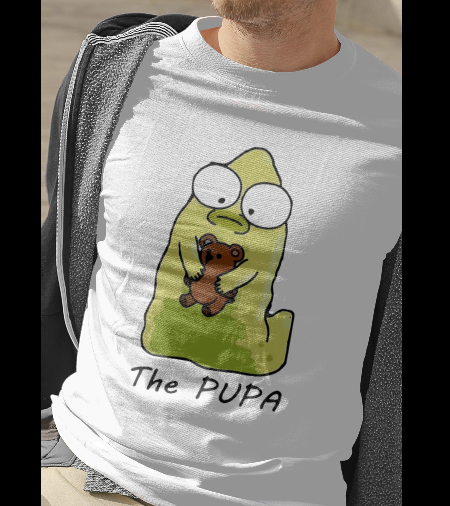 The Pupa Holding Teddy Bear Solar Opposites T-Shirt