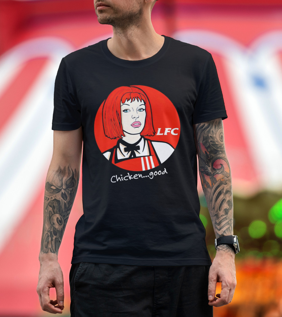 Chicken Good LFC Retro Style Redhead T-Shirt