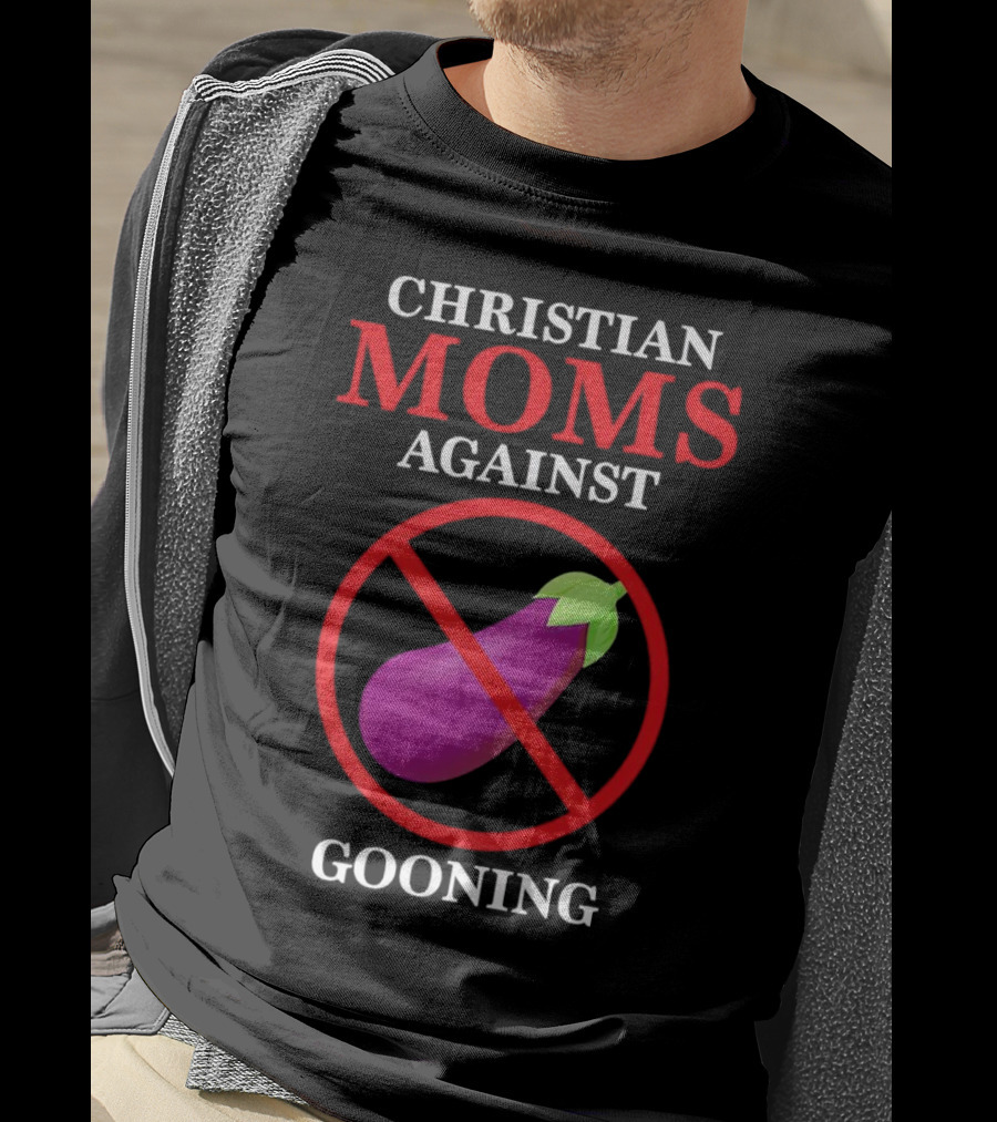 Christian Moms Against Gooning Emoji T-Shirt
