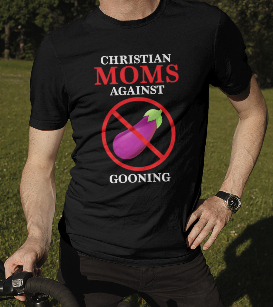 Christian Moms Against Gooning Emoji T-Shirt