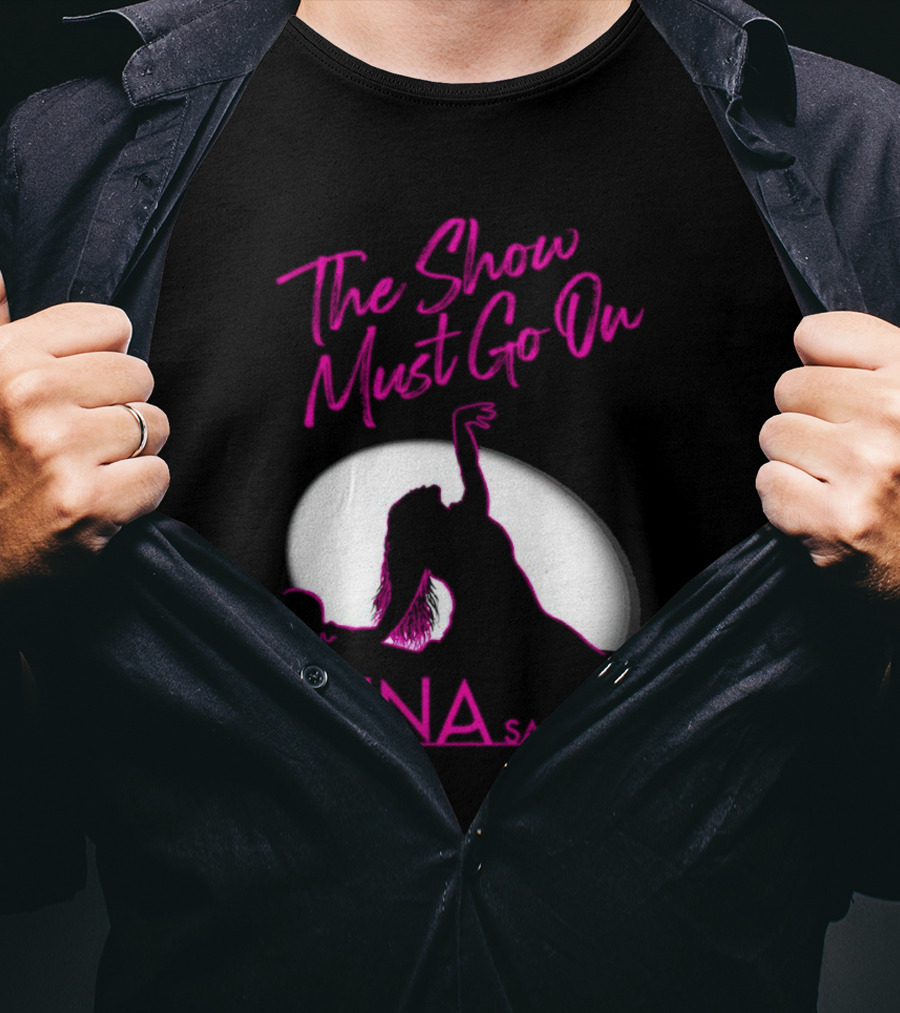 Nina Samuels The Show Must Go On Spotlight T-Shirt