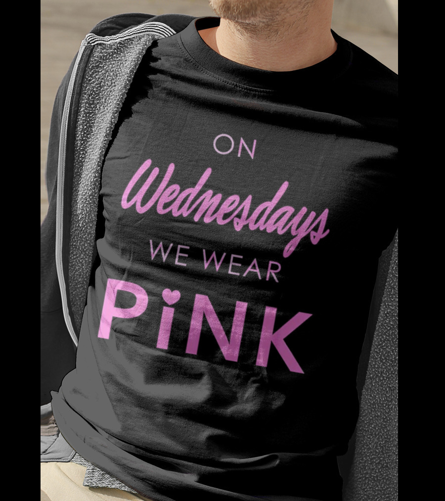 On Wednesdays We Wear Pink Mean Girls Movie T-Shirt