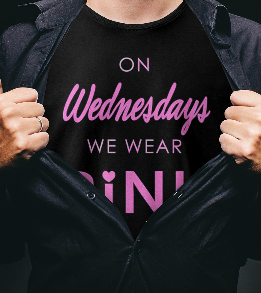 On Wednesdays We Wear Pink Mean Girls Movie T-Shirt