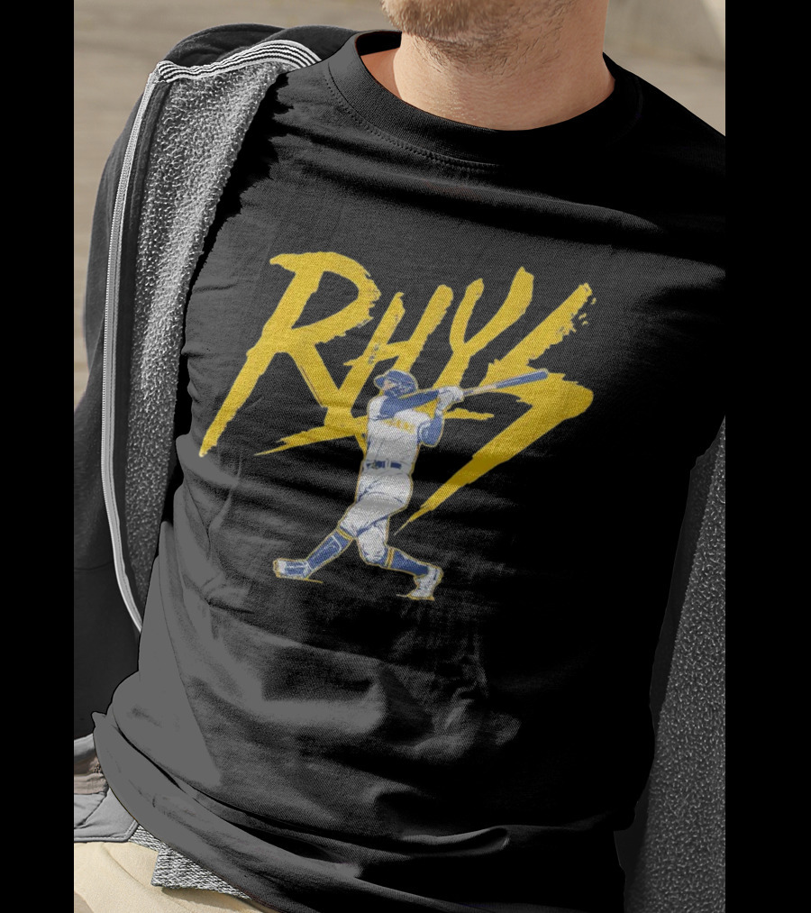 Rhys Lightning Milwaukee Brewers Baseball Player T-Shirt