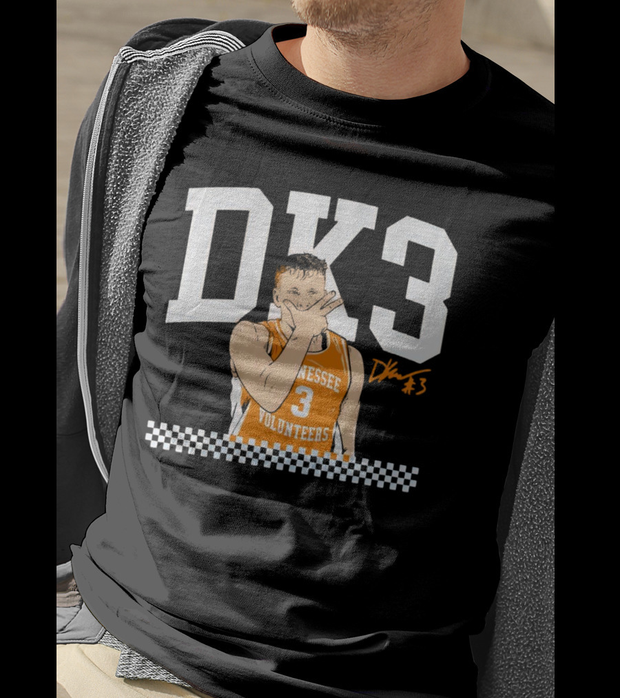 Tennessee Volunteers Basketball DK3 Dalton Knecht #3 T-Shirt