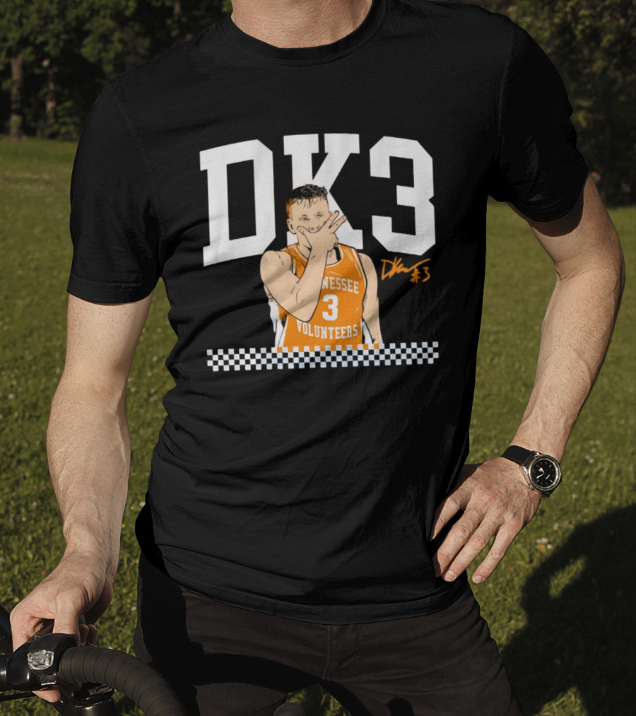 Tennessee Volunteers Basketball DK3 Dalton Knecht #3 T-Shirt