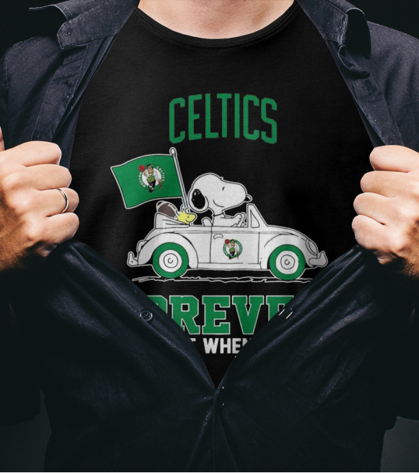 Celtics Snoopy Forever Not Just When We Win T-Shirt