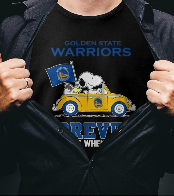 Golden State Warriors Snoopy Forever Not Just When We Win T-Shirt