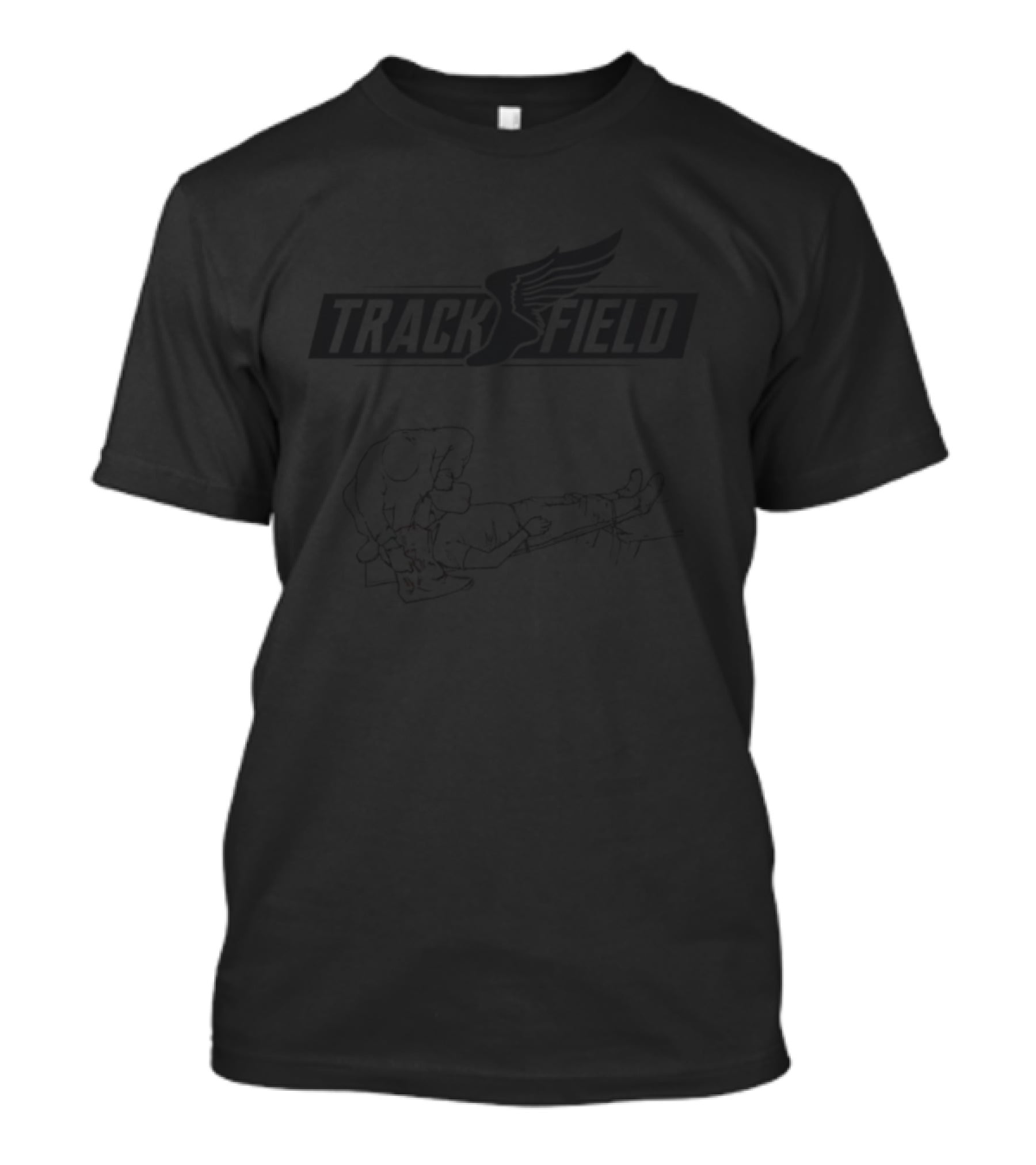 Track Field Waterboard Winged T-Shirt