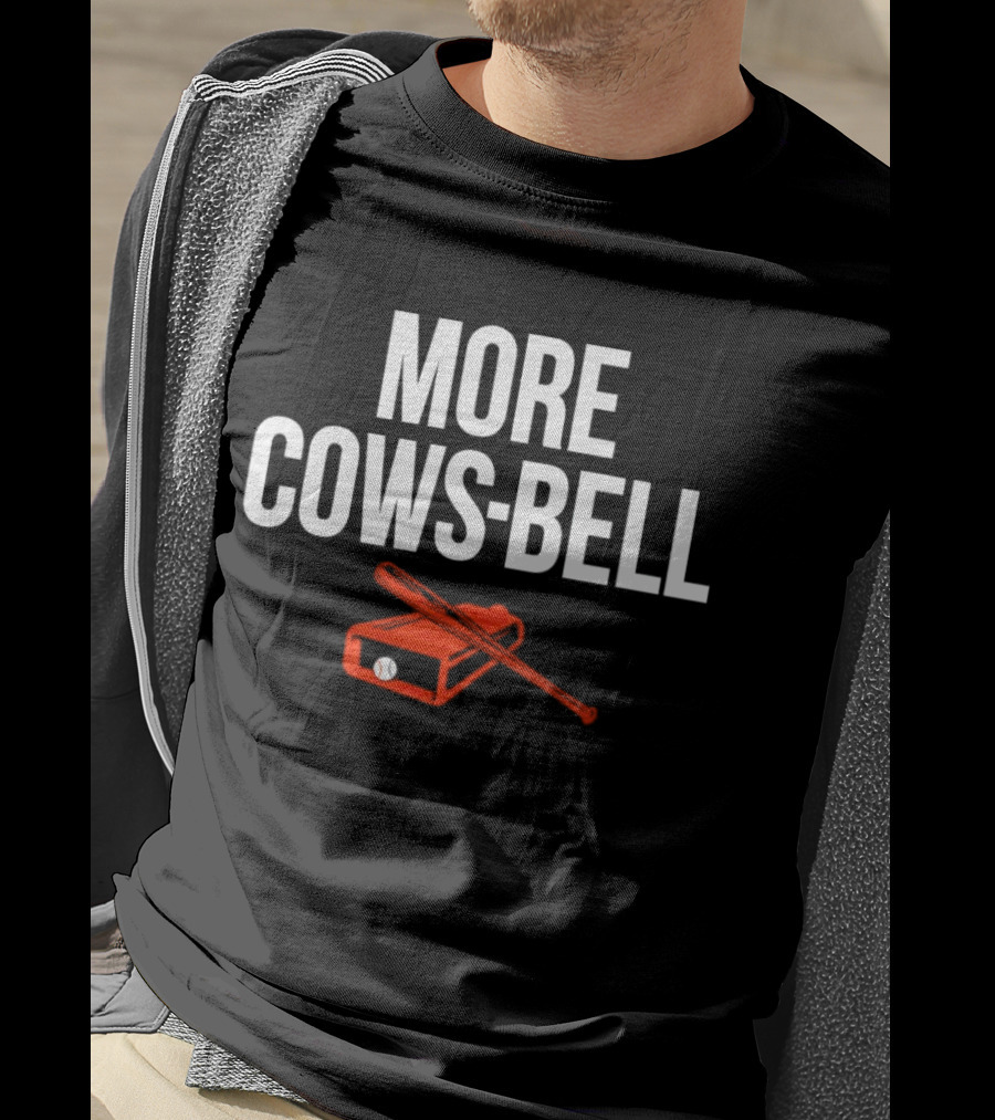 Colton Cowser More Cows-Bell Baltimore Orioles Baseball Bat And Bell T-Shirt