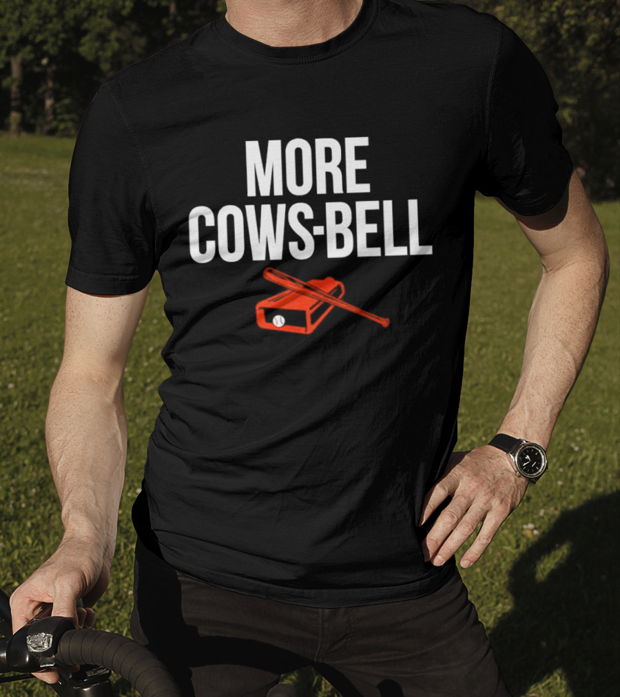 Colton Cowser More Cows-Bell Baltimore Orioles Baseball Bat And Bell T-Shirt
