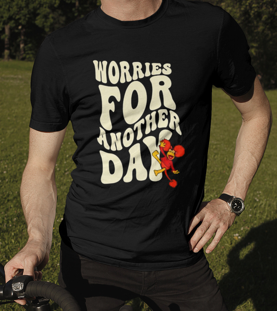 Fraggle Rock Worries For Another Day Red Muppet Character T-Shirt