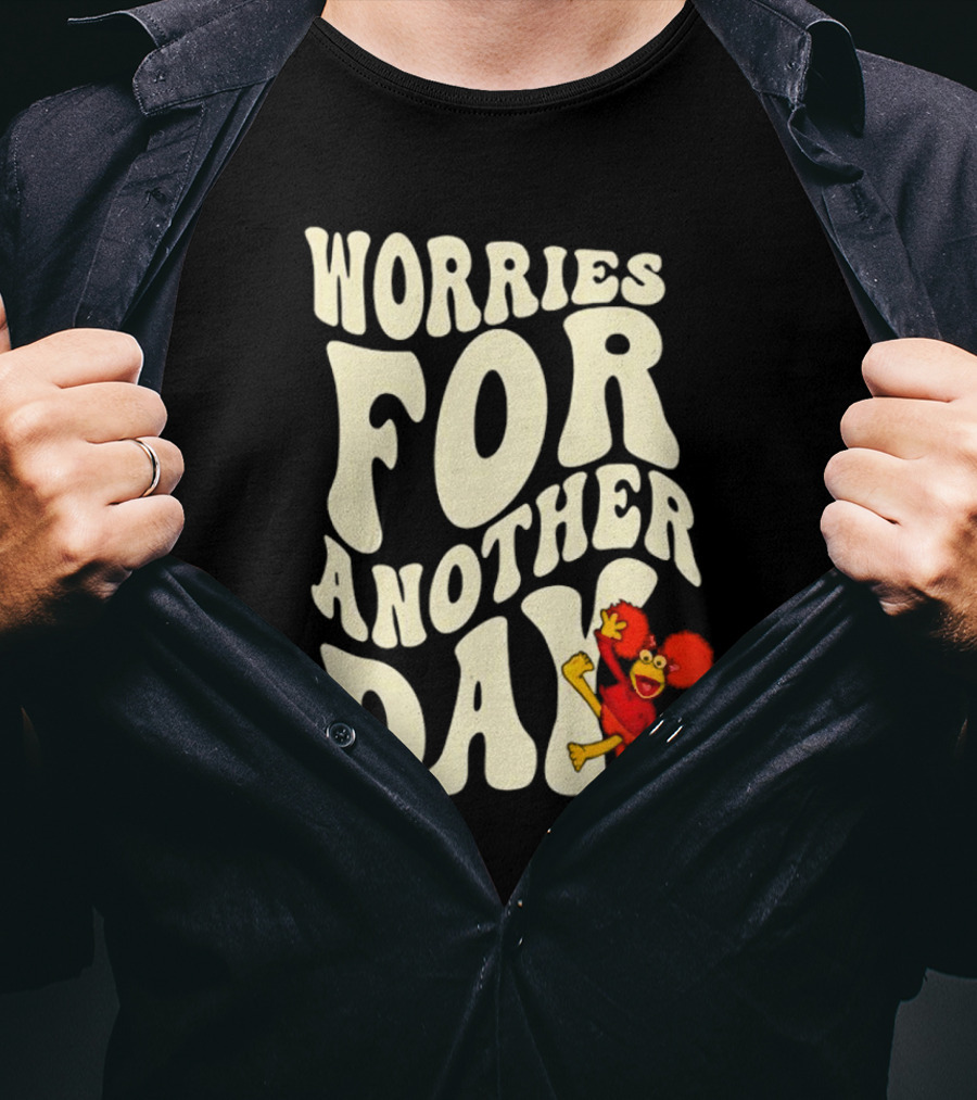 Fraggle Rock Worries For Another Day Red Muppet Character T-Shirt