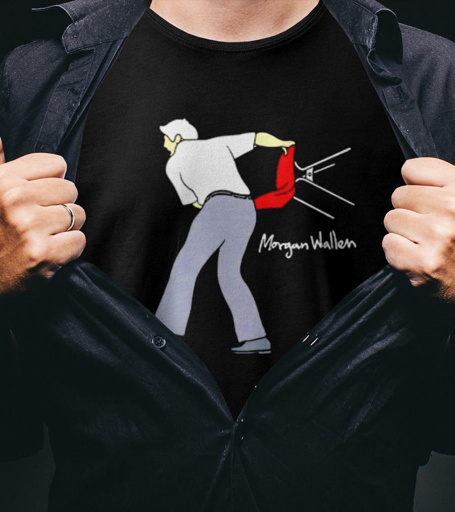 Morgan Wallen Indiana Basketball Coach Strip Technique T-Shirt