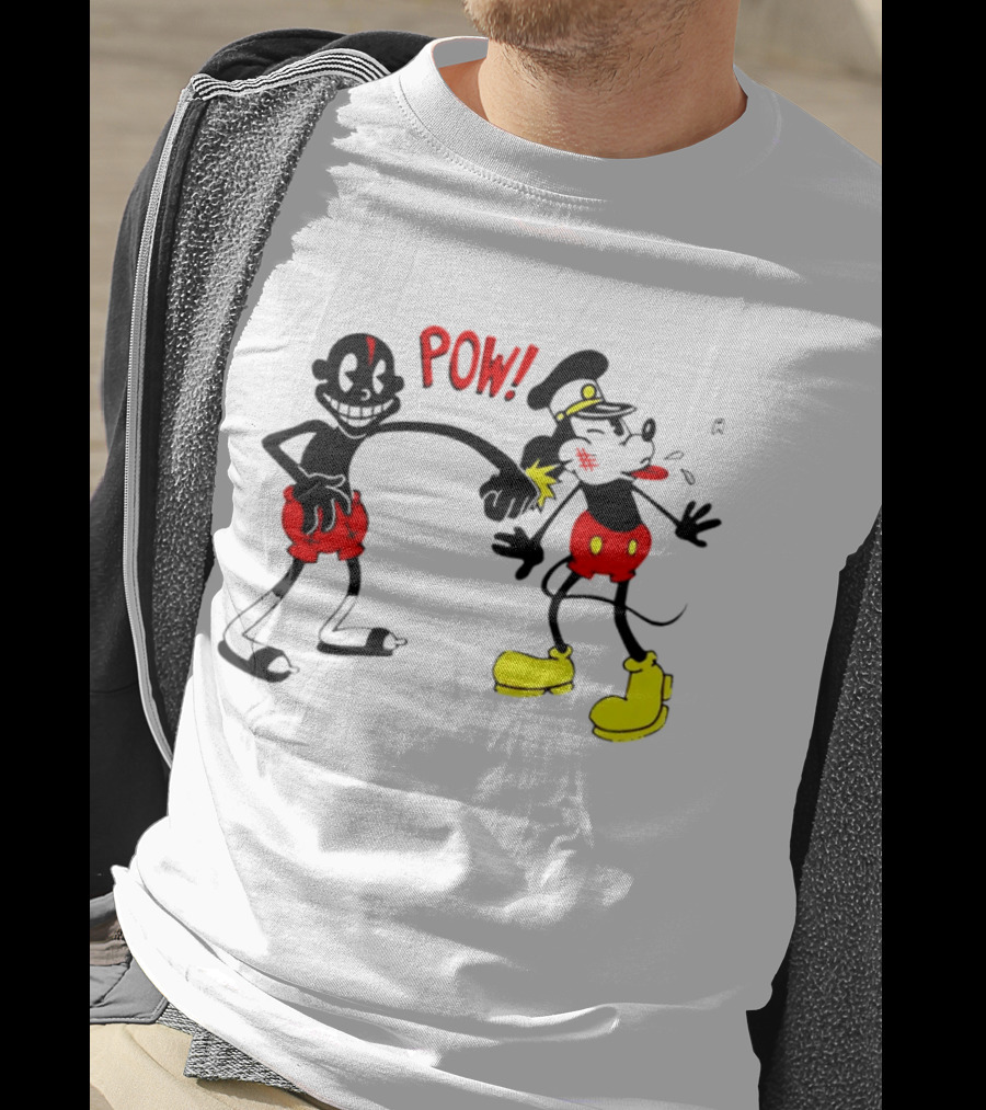 Lil Darkie Pow Punch Black And Red Character With Yellow Boots T-Shirt