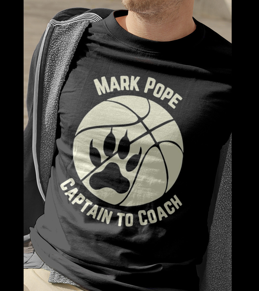 Mark Pope Captain To Coach Kentucky Basketball Legend T-Shirt