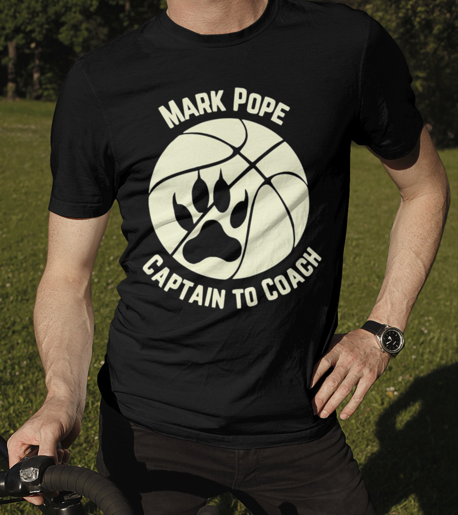 Mark Pope Captain To Coach Kentucky Basketball Legend T-Shirt