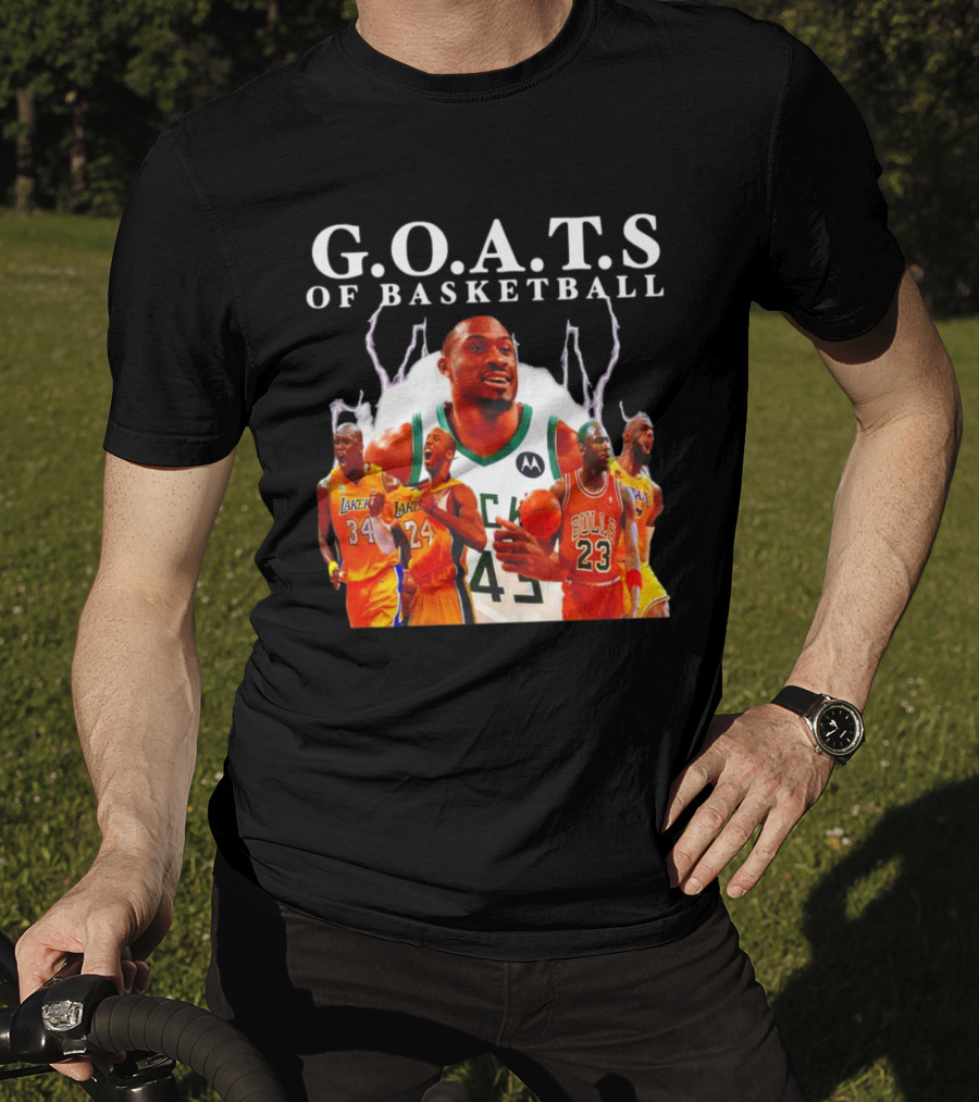 G.O.A.T.S Of Basketball NBA Players Legends T-Shirt