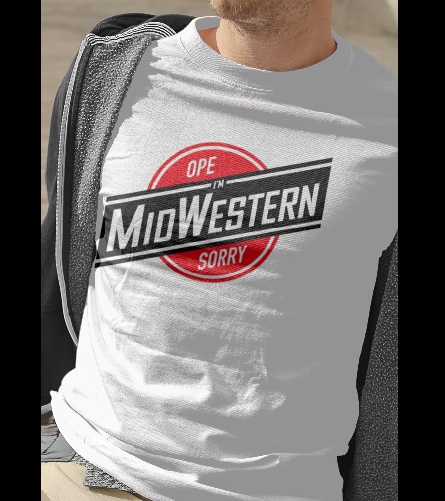Ope I'm Sorry Midwestern Red Circle T-Shirt