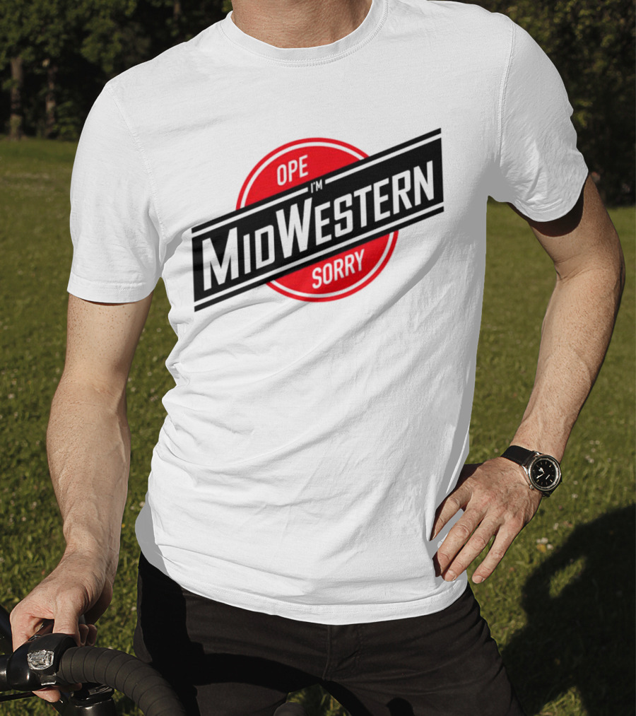 Ope I'm Sorry Midwestern Red Circle T-Shirt