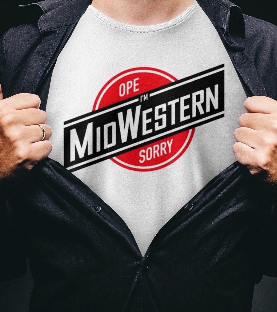 Ope I'm Sorry Midwestern Red Circle T-Shirt