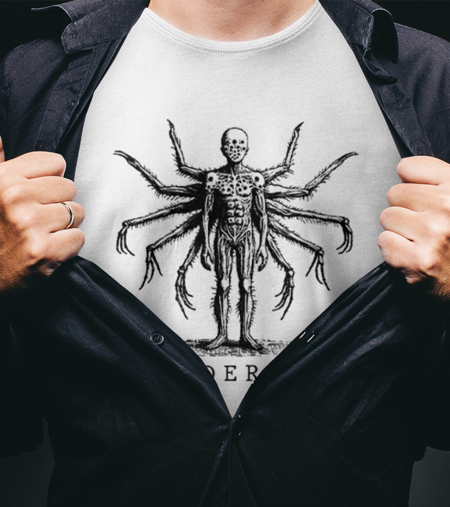 Vintage Spiderman Skeleton Arachnid Hybrid T-Shirt