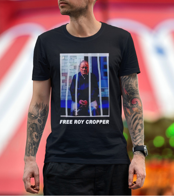 Premium T-Shirt: Coronation Street Free Roy Cropper Jail Image T-Shirt Coronation Street Free Roy Cropper Jail Image T-Shirt