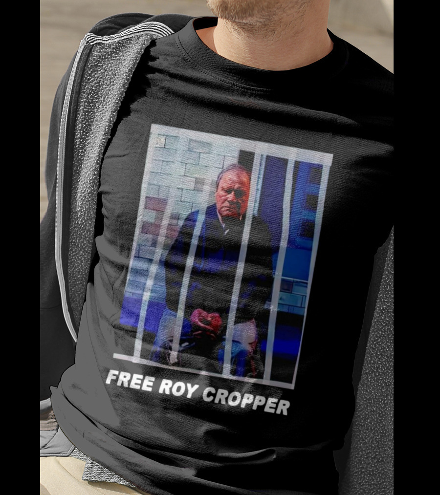 Coronation Street Free Roy Cropper Jail Image T-Shirt