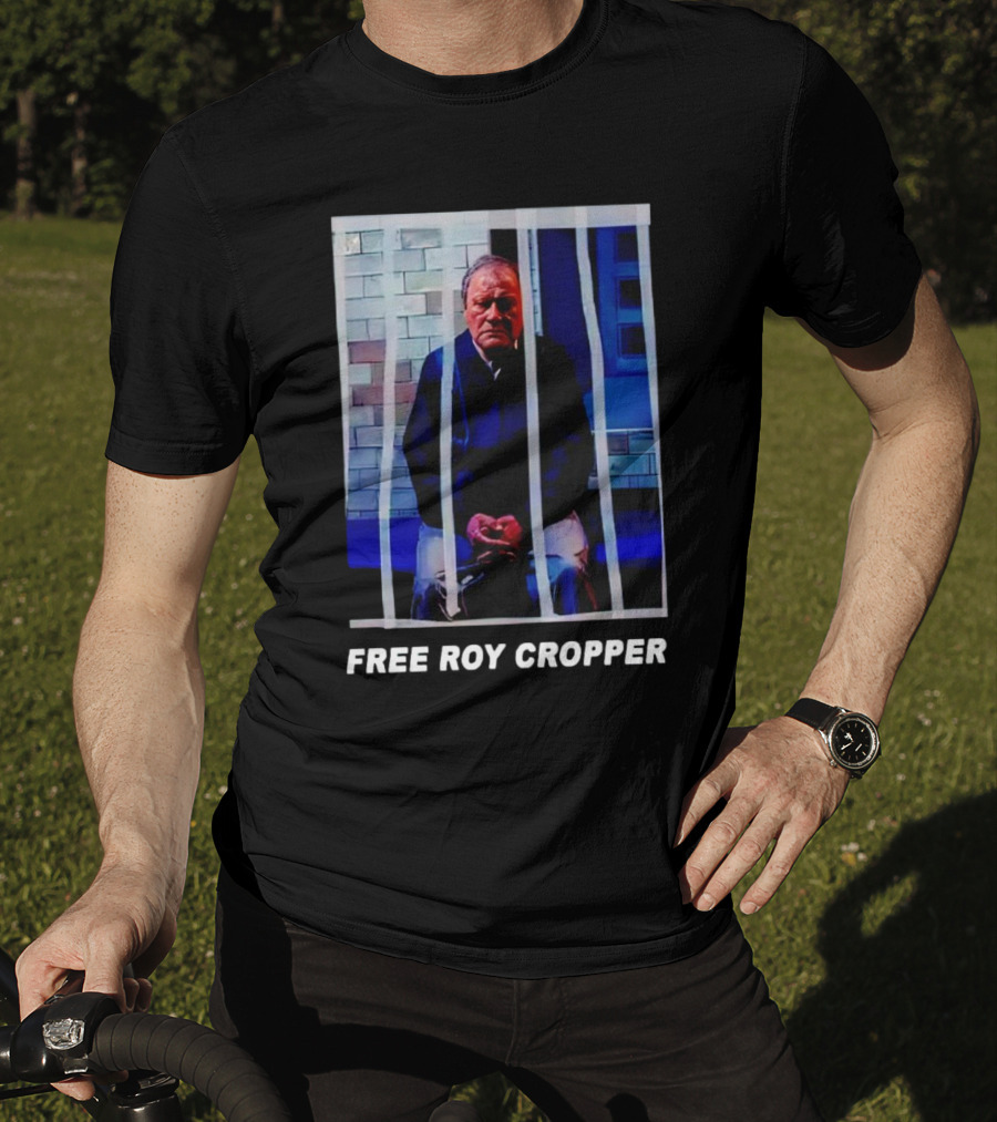 Coronation Street Free Roy Cropper Jail Image T-Shirt