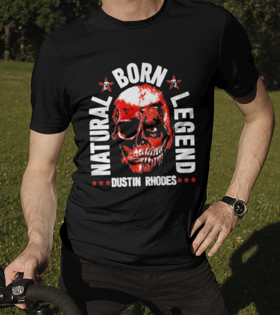 Dustin Rhodes Natural Born Legend Skull T-Shirt