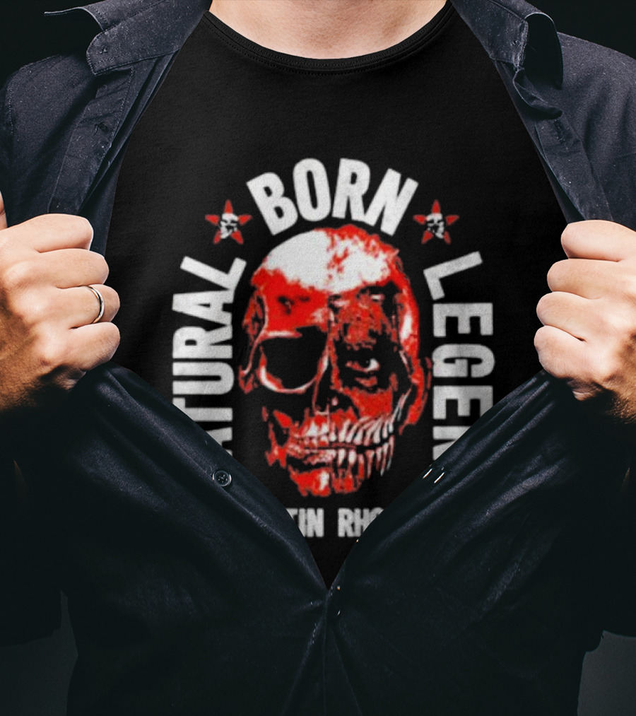 Dustin Rhodes Natural Born Legend Skull T-Shirt