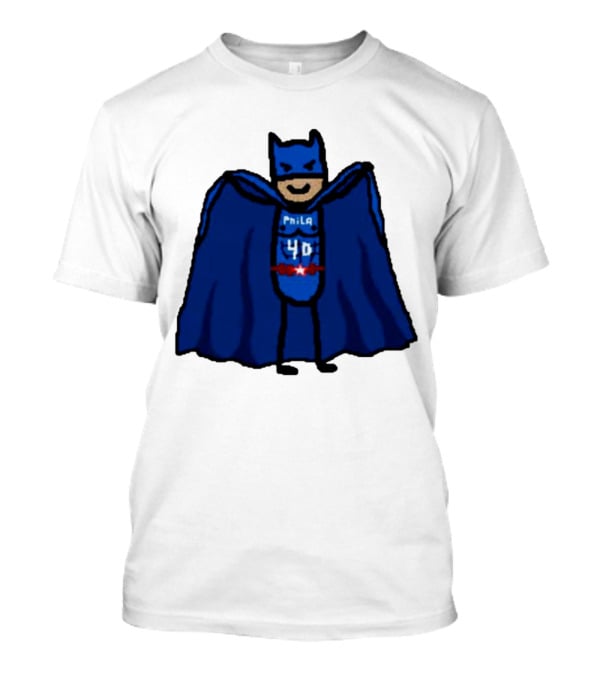 Nicolas Batum Man Batman Phila 40 T-Shirt