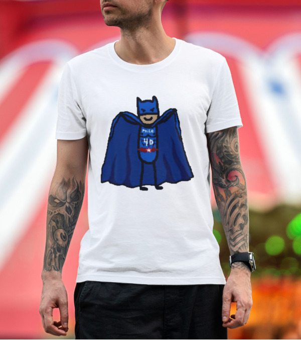 Premium T-Shirt: Nicolas Batum Man Batman Phila 40 T-Shirt Nicolas Batum Man Batman Phila 40 T-Shirt