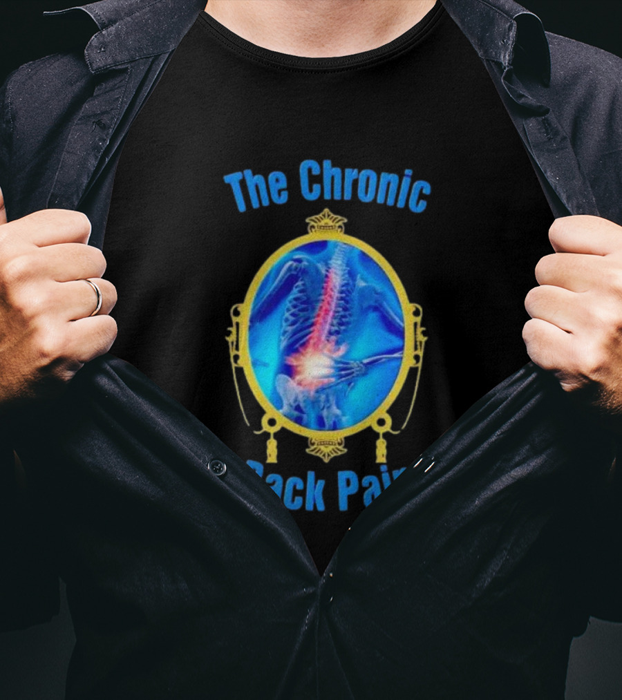 The Chronic Back Pain Skeleton X-Ray Image T-Shirt