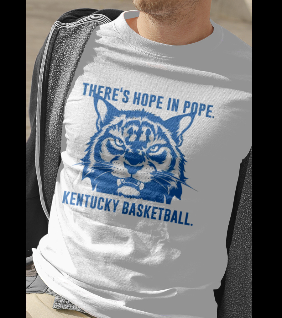 There's Hope IN Pope Kentucky Basketball Wildcats T-Shirt