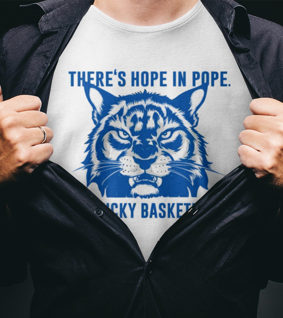 There's Hope IN Pope Kentucky Basketball Wildcats T-Shirt