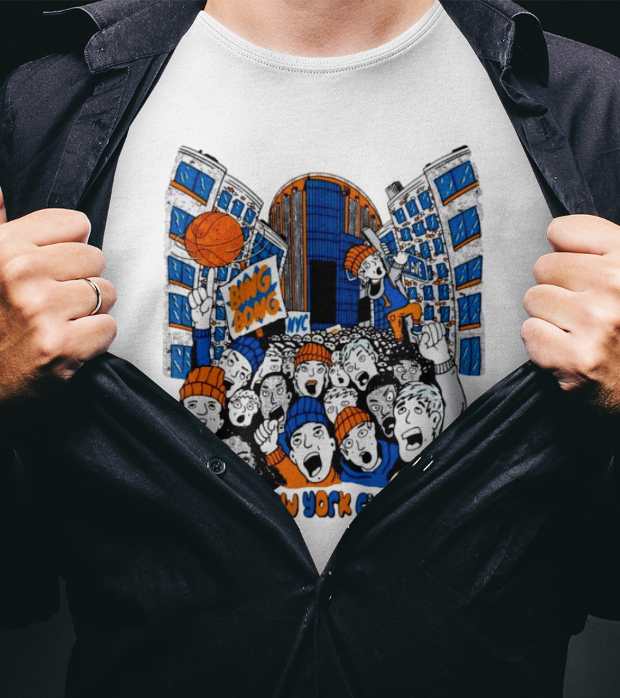 New York City Knicks NBA Bang Bong NYC Basketball Fans T-Shirt
