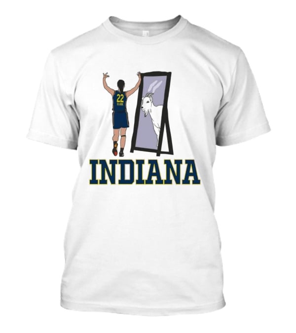 Indiana Caitlin Clark 22 Mirror Goat T-Shirt