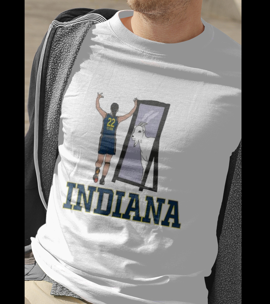 Indiana Caitlin Clark 22 Mirror Goat T-Shirt
