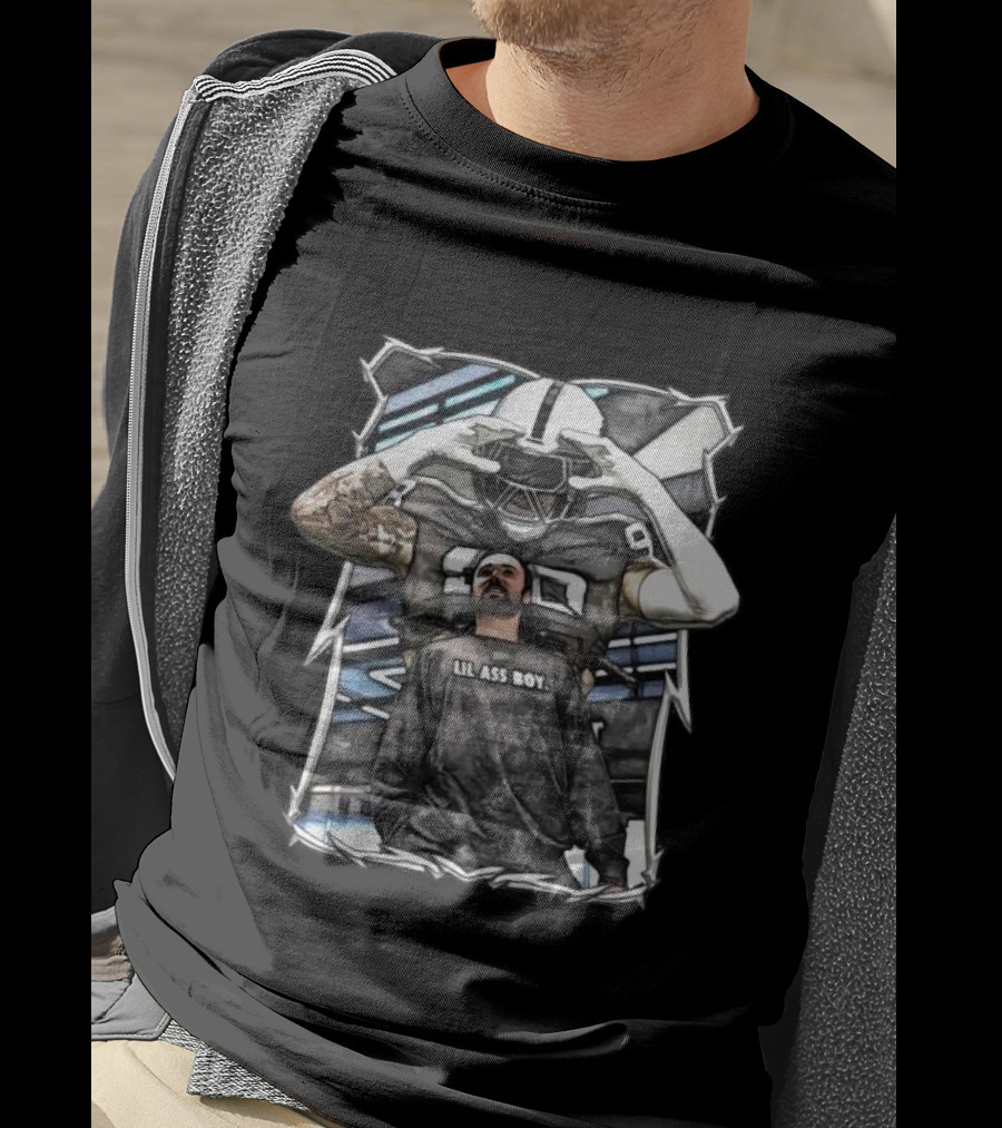 Lil Ass Boy Gardner Minshew Las Vegas Raiders Football Player With Helmet And Tattoo T-Shirt