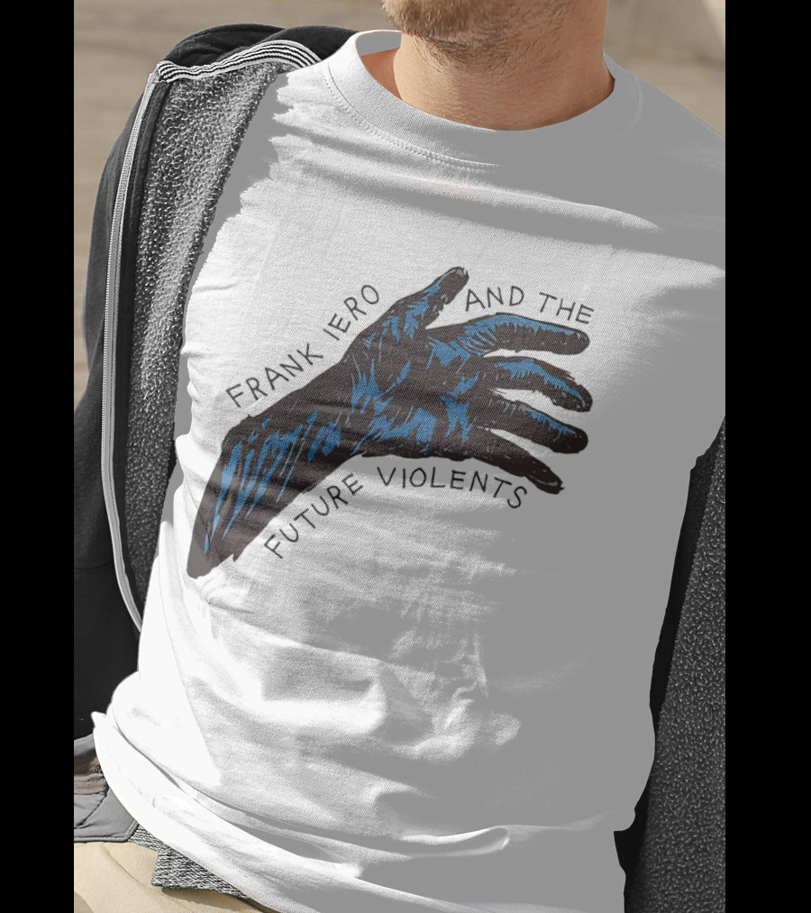 Frank Iero And The Future Violents Blue Hand T-Shirt