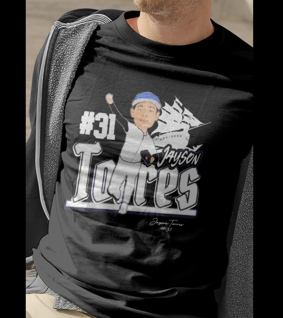 Jayson Torres #31 Seton Hall Pirates Baseball Signature T-Shirt