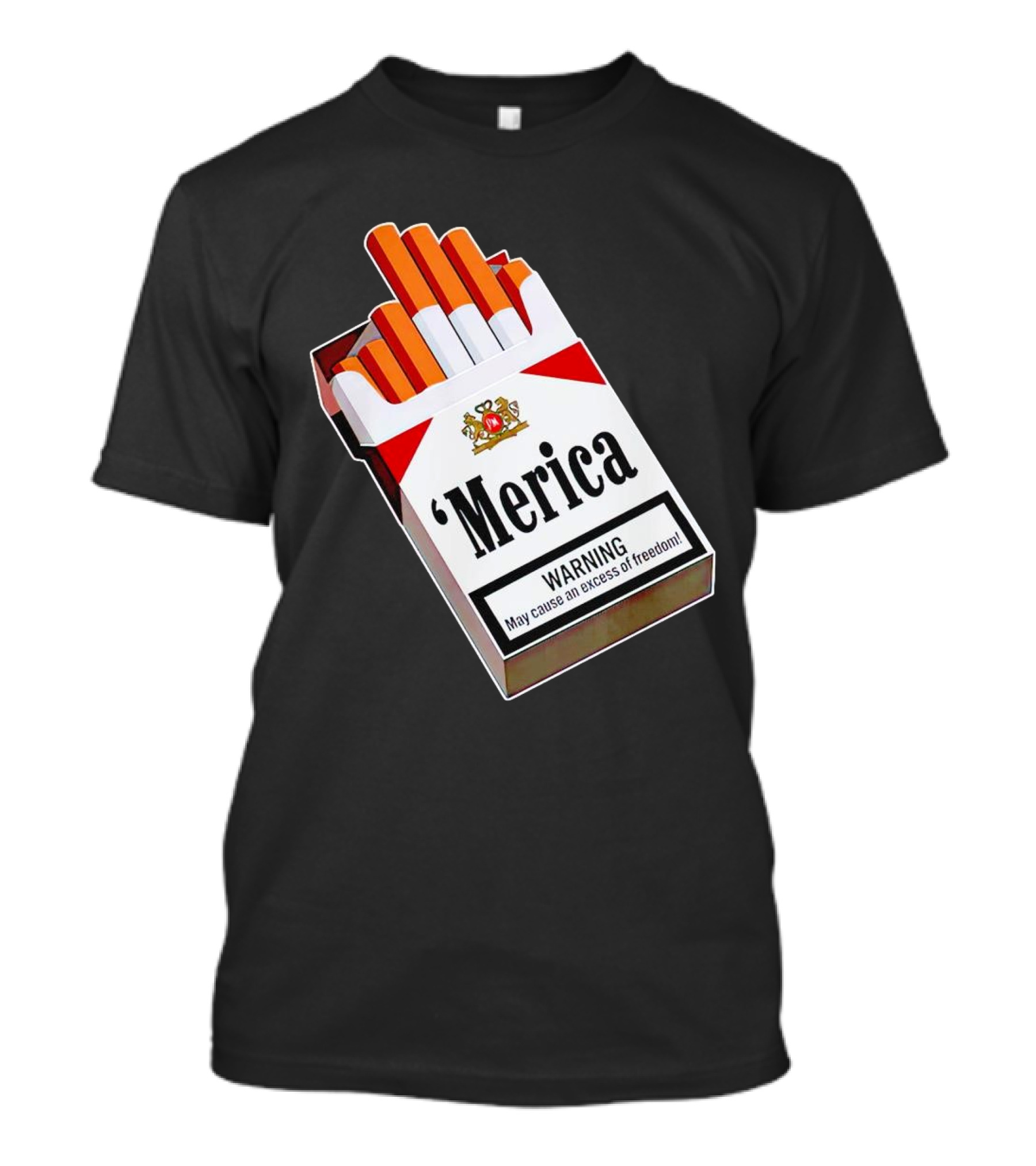 Merica Marlboro Warning Excess Of Freedom T-Shirt