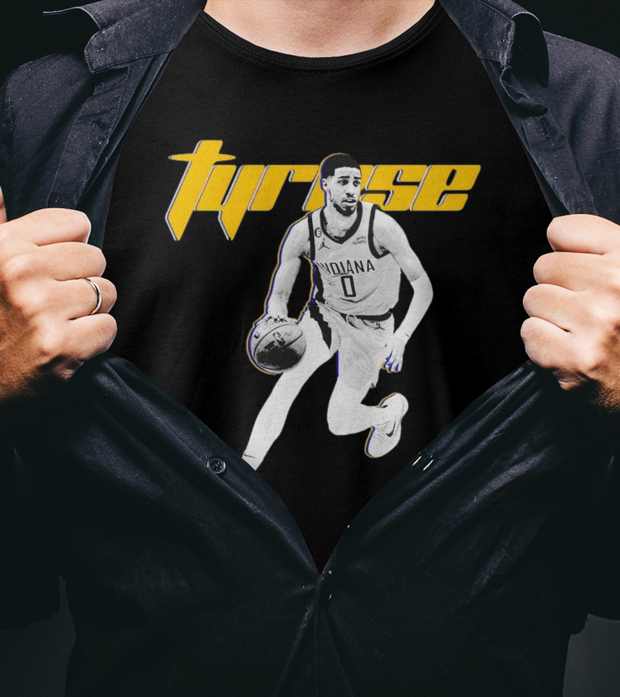 Tyrese Haliburton 0 Indiana Pacers Basketball Player T-Shirt