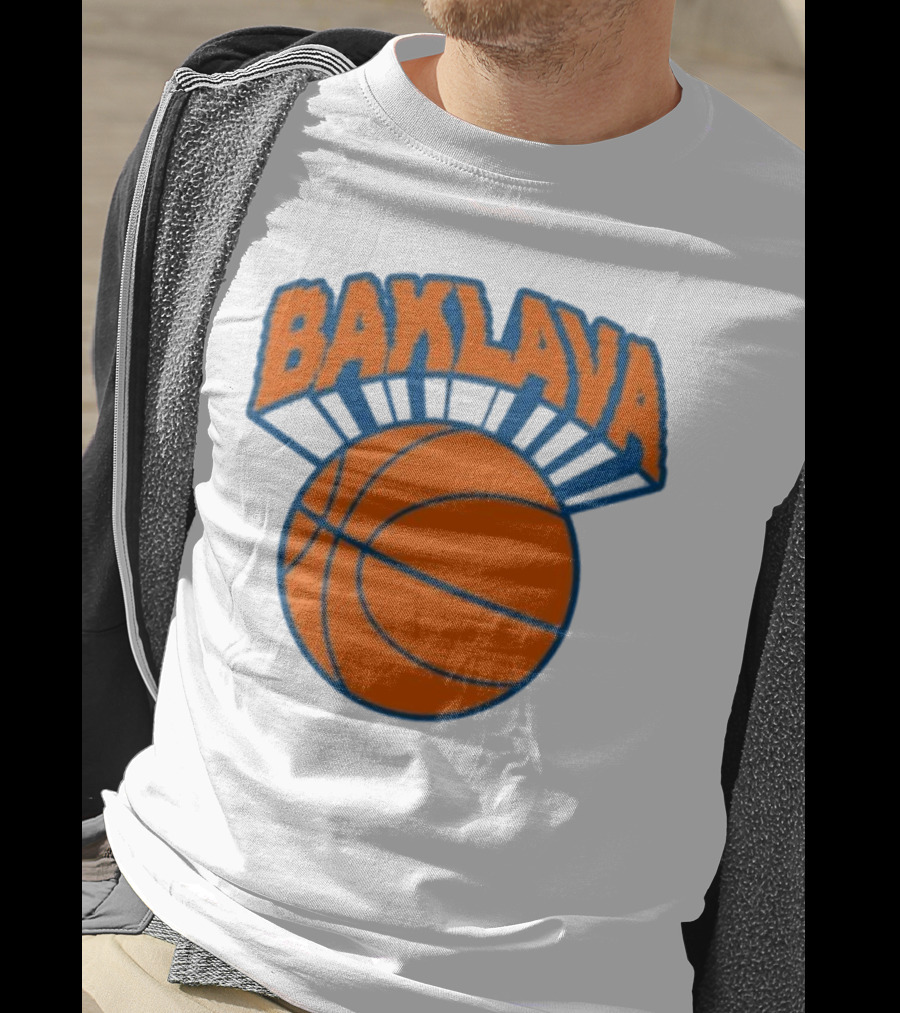Bronson Baklava NY Knicks Basketball T-Shirt