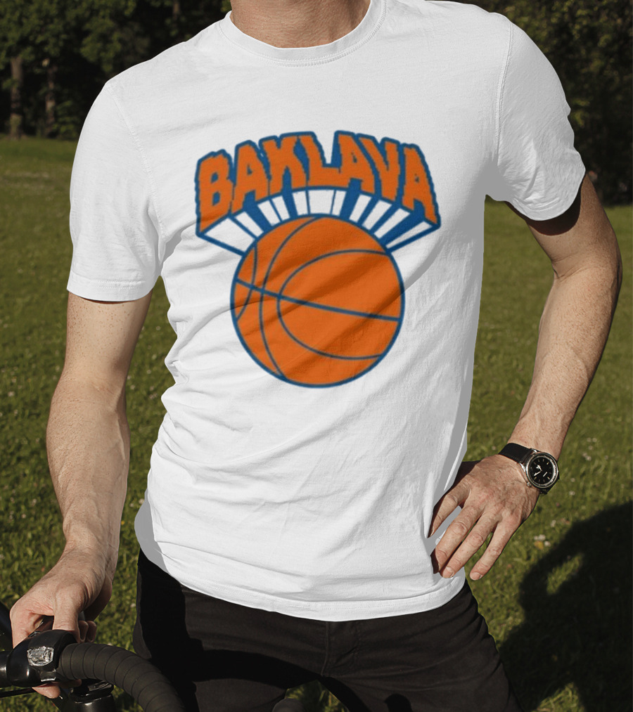 Bronson Baklava NY Knicks Basketball T-Shirt