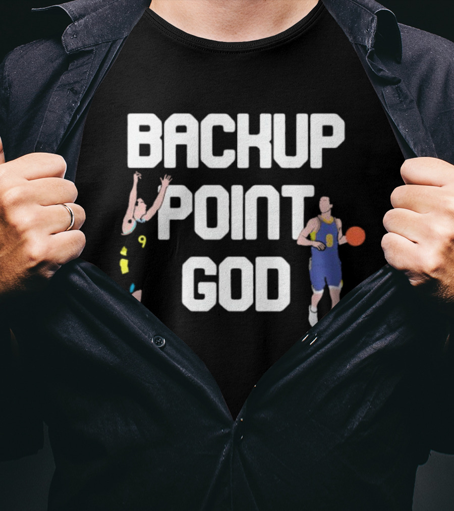 Backup Point God Indiana Pacers Basketball TJ McConnell T-Shirt