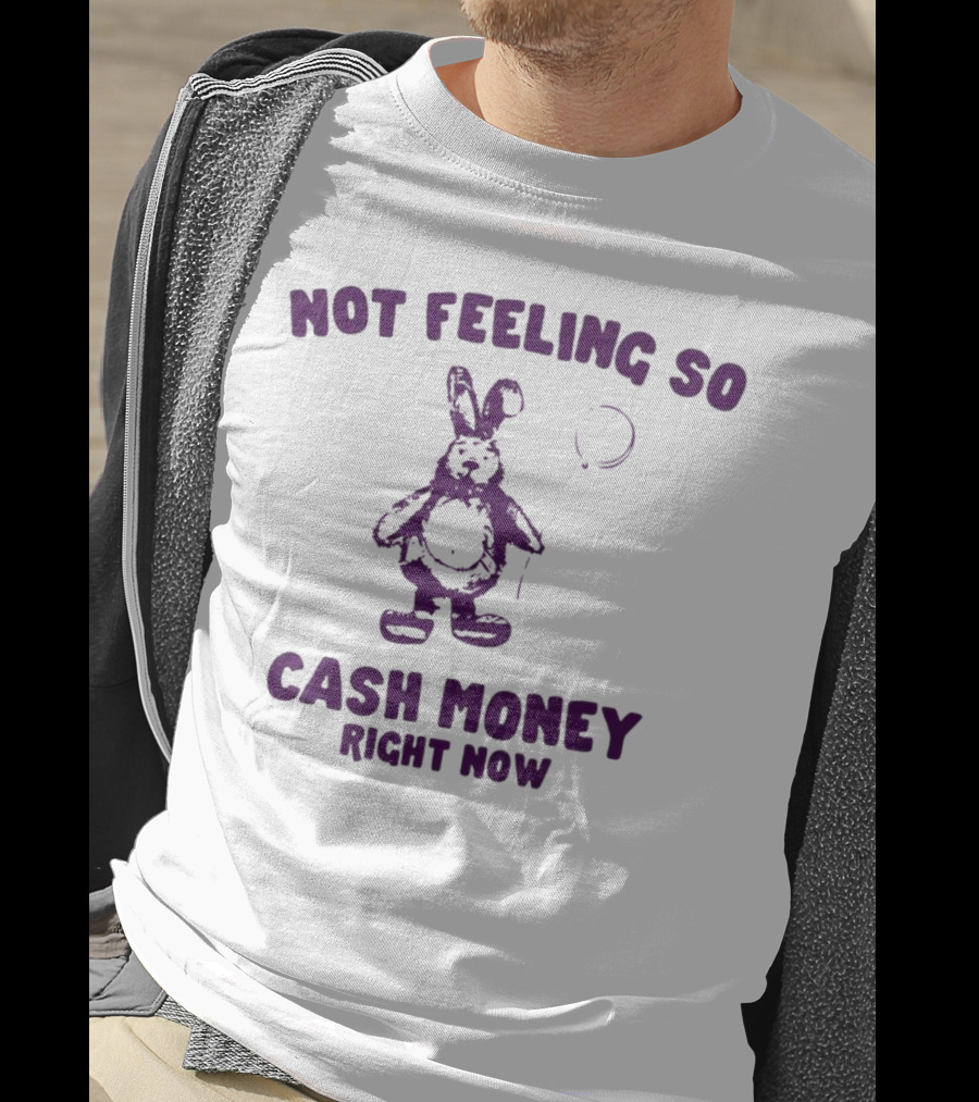 Bunny Not Feeling So Cash Money Right Now T-Shirt