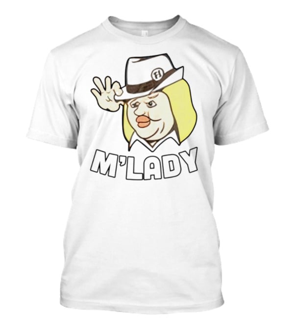 Elyse Willems M'Lady Cartoon Fedora Memes T-Shirt