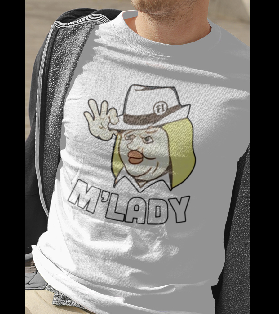 Elyse Willems M'Lady Cartoon Fedora Memes T-Shirt